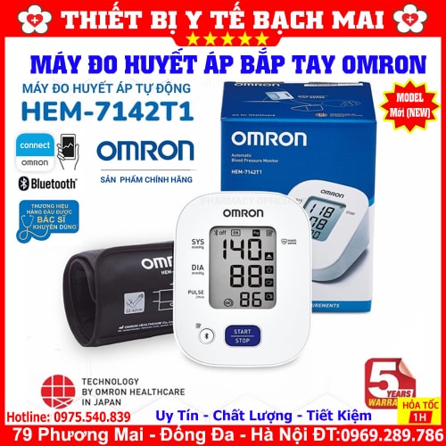 Máy Đo Huyết Áp Bắp Tay OMRON HEM 7142T1