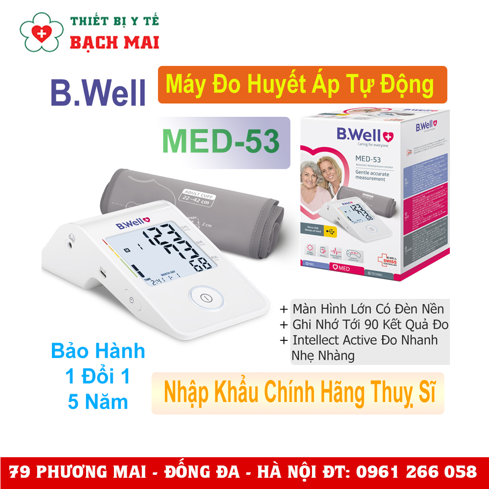 Cách sử dụng máy đo huyết áp b.well med 53 như thế nào?
