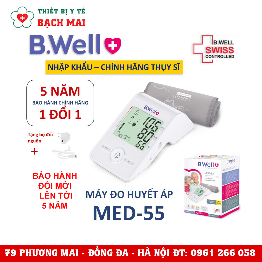 B.Well MED-55 có đo được chỉ số nhịp tim không?
